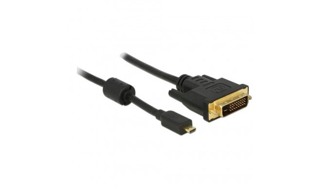 DeLOCK 83585 video cable adapter 1 m Micro-HDMI DVI-D Black