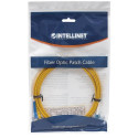Intellinet Fiber Optic Patch Cable, OS2, LC/ST, 2m, Yellow, Duplex, Single-Mode, 9/125 µm, LSZH, Fib