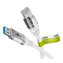 Goobay 74164 networking cable White 15 m Cat6 F/UTP (FTP)