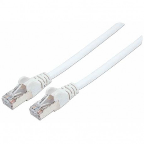 Intellinet Network Patch Cable, Cat7 Cable/Cat6A Plugs, 10m, White, Copper, S/FTP, LSOH / LSZH, PVC,