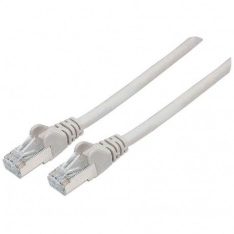 Intellinet Network Patch Cable, Cat7 Cable/Cat6A Plugs, 20m, Grey, Copper, S/FTP, LSOH / LSZH, PVC, 