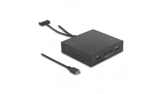 DeLOCK 3.5″ USB 3.2 Gen 2 Front Panel 2 x USB Type-C + 2 x USB Type-A