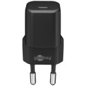 Goobay 59715 mobile device charger Smartphone, Tablet Black AC Fast charging Indoor