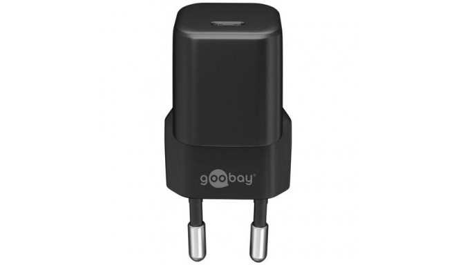 Goobay 59715 mobile device charger Smartphone, Tablet Black AC Fast charging Indoor