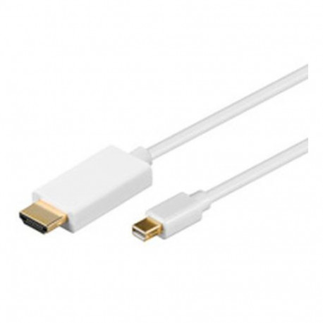 Goobay 1m Mini DisplayPort / HDMI Cable White