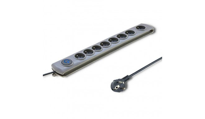 Qoltec 50168 surge protector Grey 8 AC outlet(s) 230 V 3 m