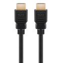 Goobay Ultra High Speed HDMI Cable with Ethernet, 2.1, 8K @ 60 Hz, 4K @ 120 Hz, 48 Gbit/s, PVC, blac