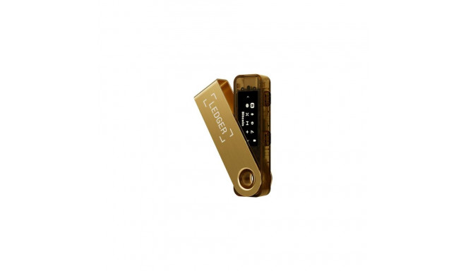 Ledger Nano S Plus USB stick hardware wallet Black, Gold