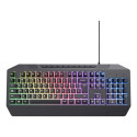 Trust GXT 836 Evocx keyboard Gaming USB QWERTY US English Black