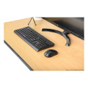 Manhattan MWK7350 Wireless USB Keyboard and Mouse Combo Set One Single USB-A Nano Receiver for Both 