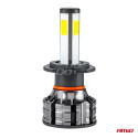 Led H7 2tk, 4 SMD COB ledi, 12/24V,6500K