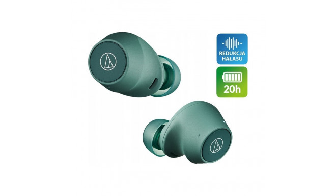 Audio-Technica ATH-CKS30TW+GR rohelised kõrvasisesed kõrvaklapid