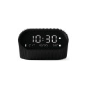 LEXON Ray Alarm Clock with Indoor Thermometer&Hygrometer Black