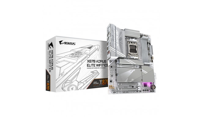 Gigabyte GIGABYTE X870 A ELITE WF7 ICE AM5 ATX MB