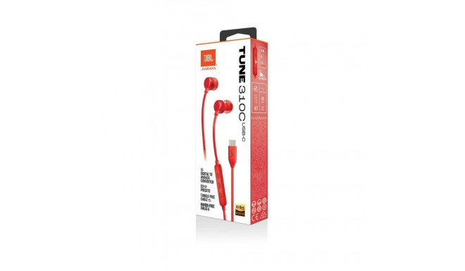 JBL Tune 310C USB-C Red