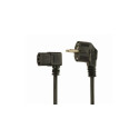 Gembird CABLE POWER ANGLED VDE 1.5M/PC-186A-VDE1B-1.5M