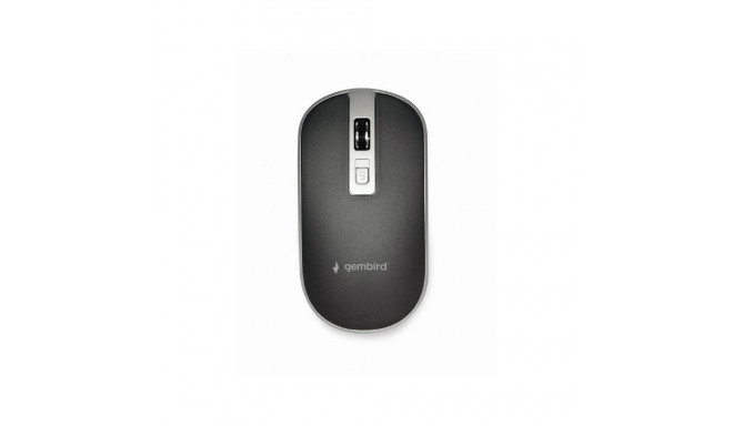 Gembird MOUSE USB OPTICAL WRL BLACK/SILVER MUSW-4B-06-BS