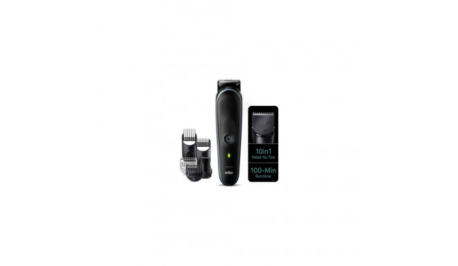 Braun | All-in-one trimmer | MGK5445 | Cordless | Number of length steps 13 | Black/Blue