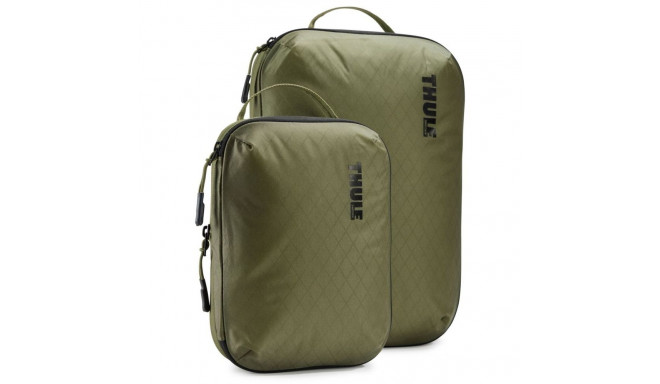 Thule | Compression Cube Set | Packing Cube | Soft Green