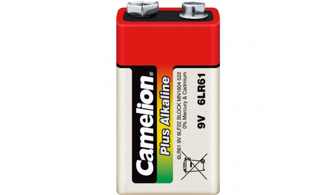 Camelion 9V/6LR61, Plus Alkaline 6LR61, 1 pc(s)