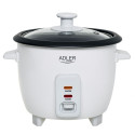 Adler Rice Cooker | AD 6418 | 300 W | 0.6 L | Number of programs 2 | White
