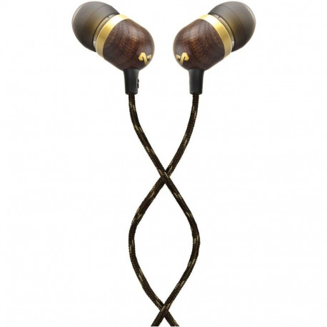 Marley Smile Jamaica Earbuds, In-Ear, Wired, Microphone, Brass