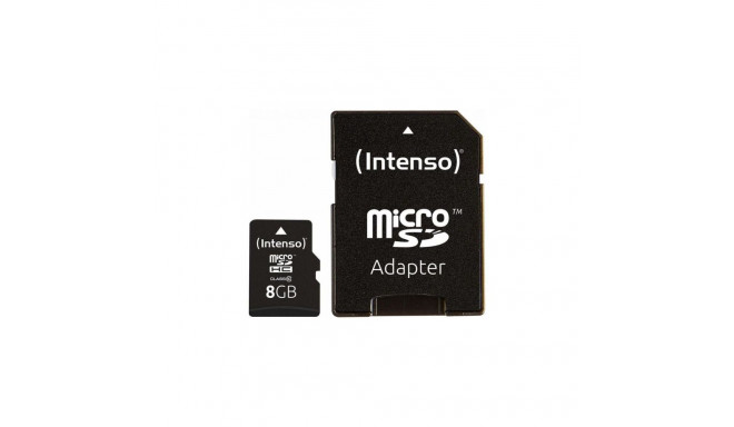 Intenso MEMORY MICRO SDHC 8GB C10/W/ADAPTER 3413460