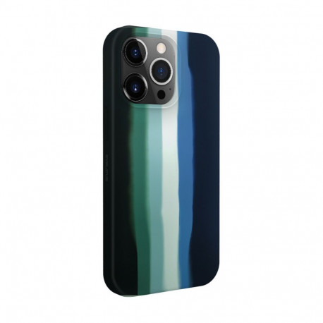 Evelatus Apple iPhone 15 Pro Max Silicone case Multi-Colored Green