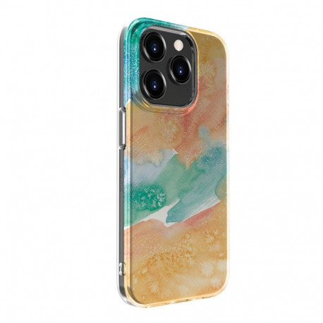 Evelatus Apple iPhone 15 Pro PC Customized Print Design Marble Gold