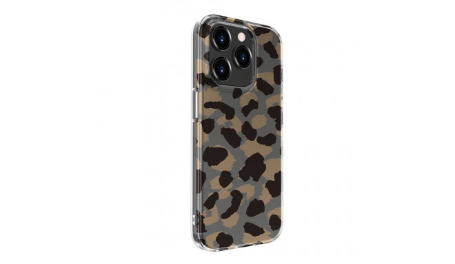 Evelatus Apple iPhone 15 Pro PC Customized Print Design Cheetah