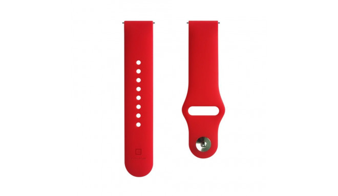 Evelatus 22mm Silicone Loop Watch Straps (130mm M/L) Red