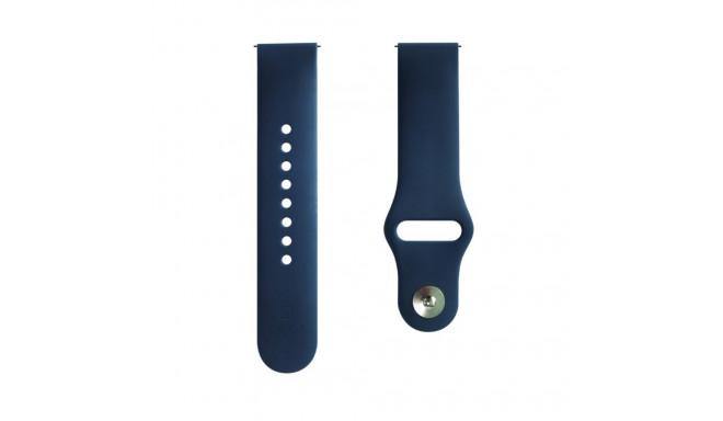 Evelatus 20mm Silicone Loop Watch Straps (130mm M/L) Blue