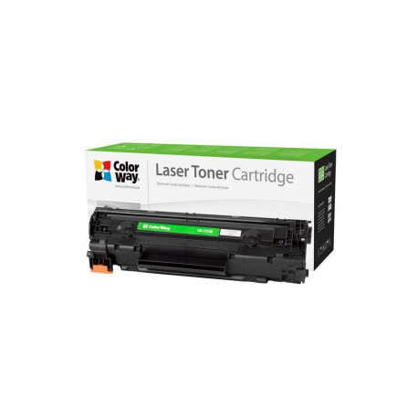 ColorWay Econom Toner Cartridge, Black, Canon 737, HP CF283X