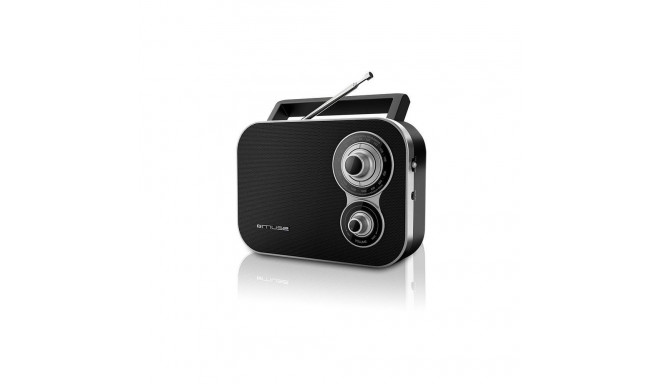 Muse M-051R Black, 2-band portable radio,