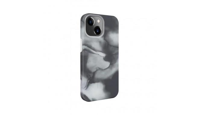 Evelatus Apple iPhone 14 Premium Silicone case Customized Print Gray