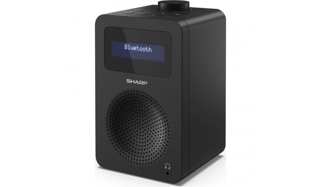Sharp DR-430(BK) Digital Radio, FM/DAB/DAB+, Bluetooth 5.0, Midnight Black