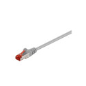 Goobay 93568 CAT 6 patch cable S/FTP (PiMF), grey, 0.5 m