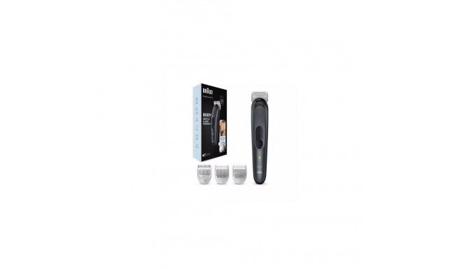 Braun Body Groomer BG3340 Cordless and corded, Operating time (max) 80 min, NiMH, Black/Grey