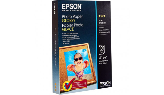 EPSON Photo Paper Glossy 10 x 15 cm, 200 g/m²