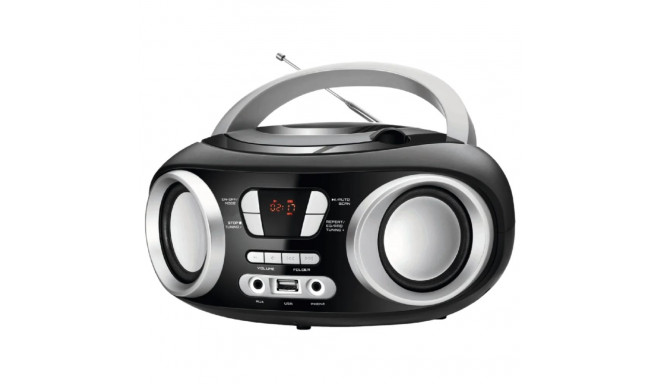 Manta MM9310BT CHILLI Bluetooth Boombox Radio, Black