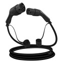 EV Charge AUX325T2 Premium EU CE Universal Cable 22 KW 32A Type 2 to Type 2 5M Black