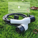 EV Charge AUX1675T2 Premium EU CE Universālais Kabelis 11 KW 16A Tips 2 uz Tips 2 7.5M Melns