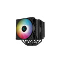 CPU Cooler - DeepCool AG620 BK 6x6mm Heat Pipes 120mm ARGB Black