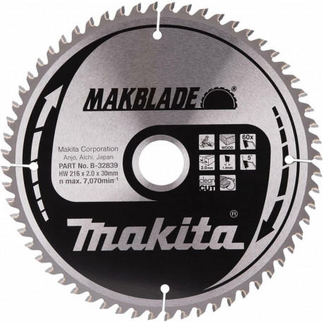 MAKITA ketassaag 216x30x60z Makblade puit