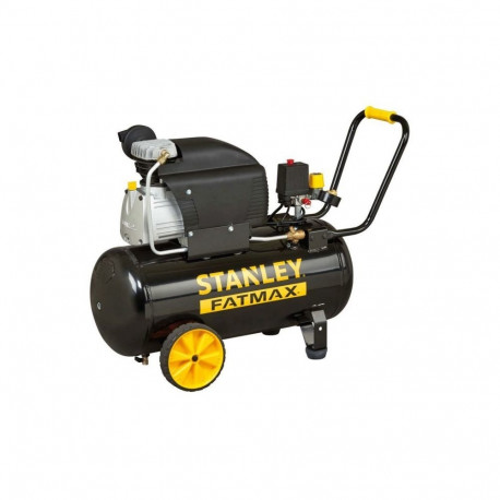 Air compressor STANLEY Fatmax FMXCM0063E, 1500 W, 8 bar, 222 l/min, 50 l, oil-filled, with wheels