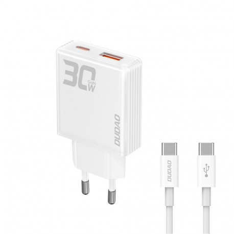 Dudao z kablem USB-C White