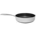 Frying Pan - Kohersen Black Cube 26 cm Saute Pan with Lid, 3.6 L, Non-Stick Diamond Coating