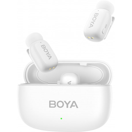 Boya wireless microphone mini-13 Lightning/USB-C, white (opened package)