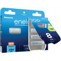 Panasonic eneloop rechargeable battery AA 2000 8BP (opened package)
