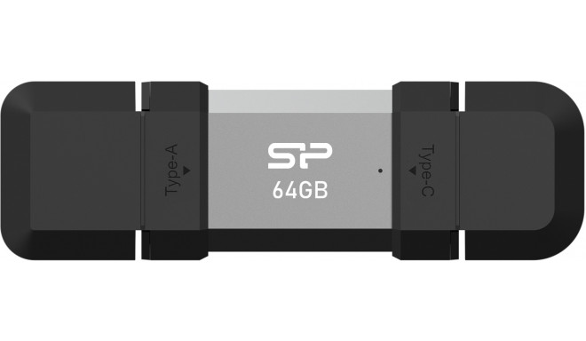 Silicon Power flash drive 64GB Mobile C51, silver (opened package)